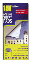 151 Interior Sticky Pads 80pc 151 Interior Sticky Pads 80pc